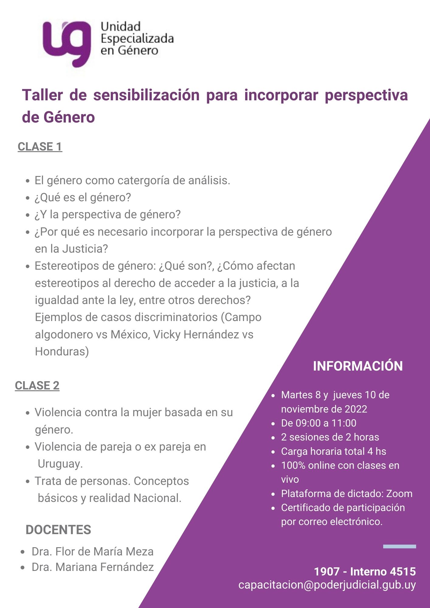 Curso sensibilización